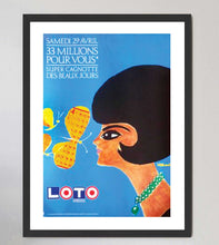 Load image into Gallery viewer, Loto - Woman With Butterflies - Villemot