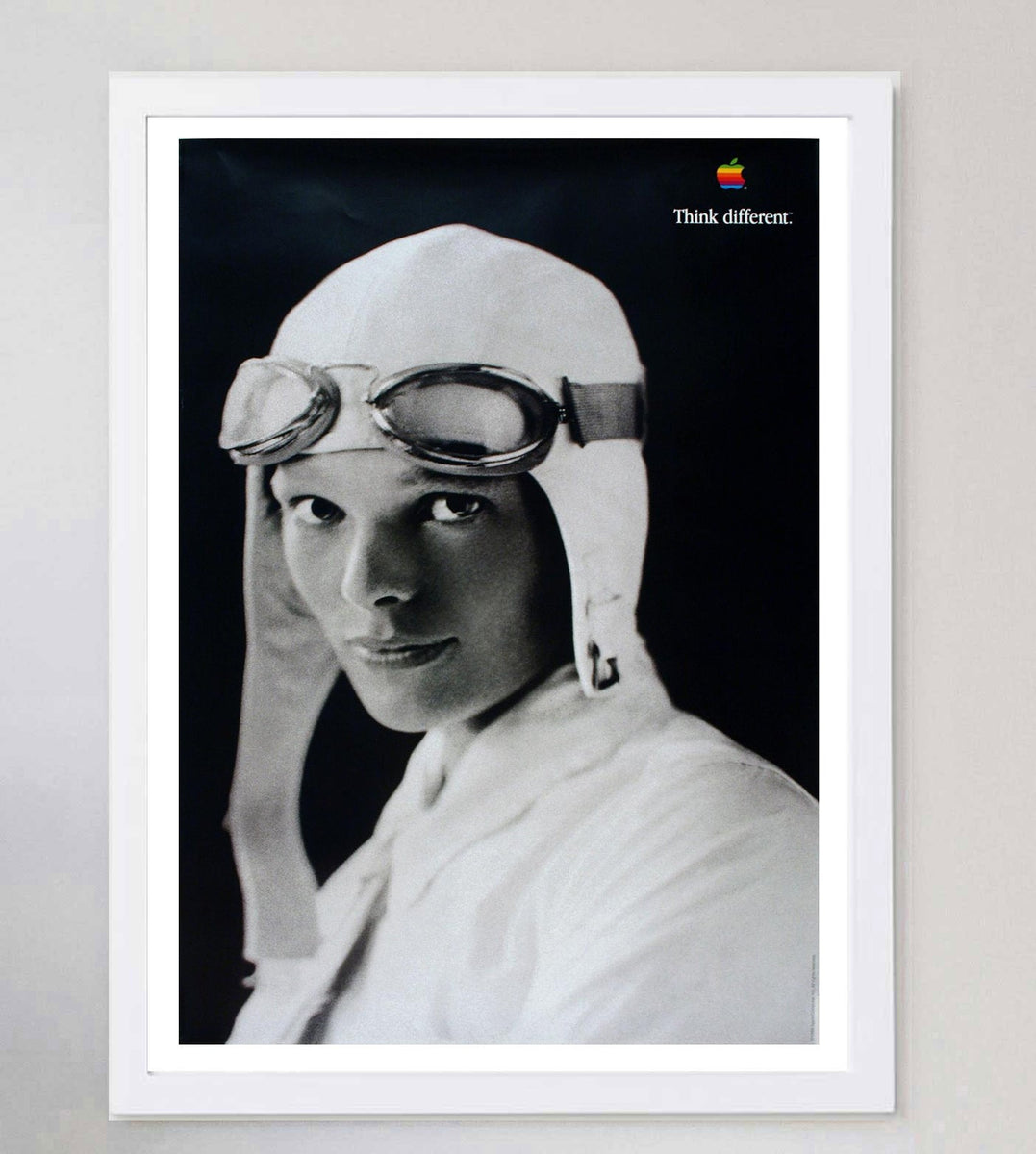 Shop Apple Think Different Amelia Earhart Original Vintage Poster 1998