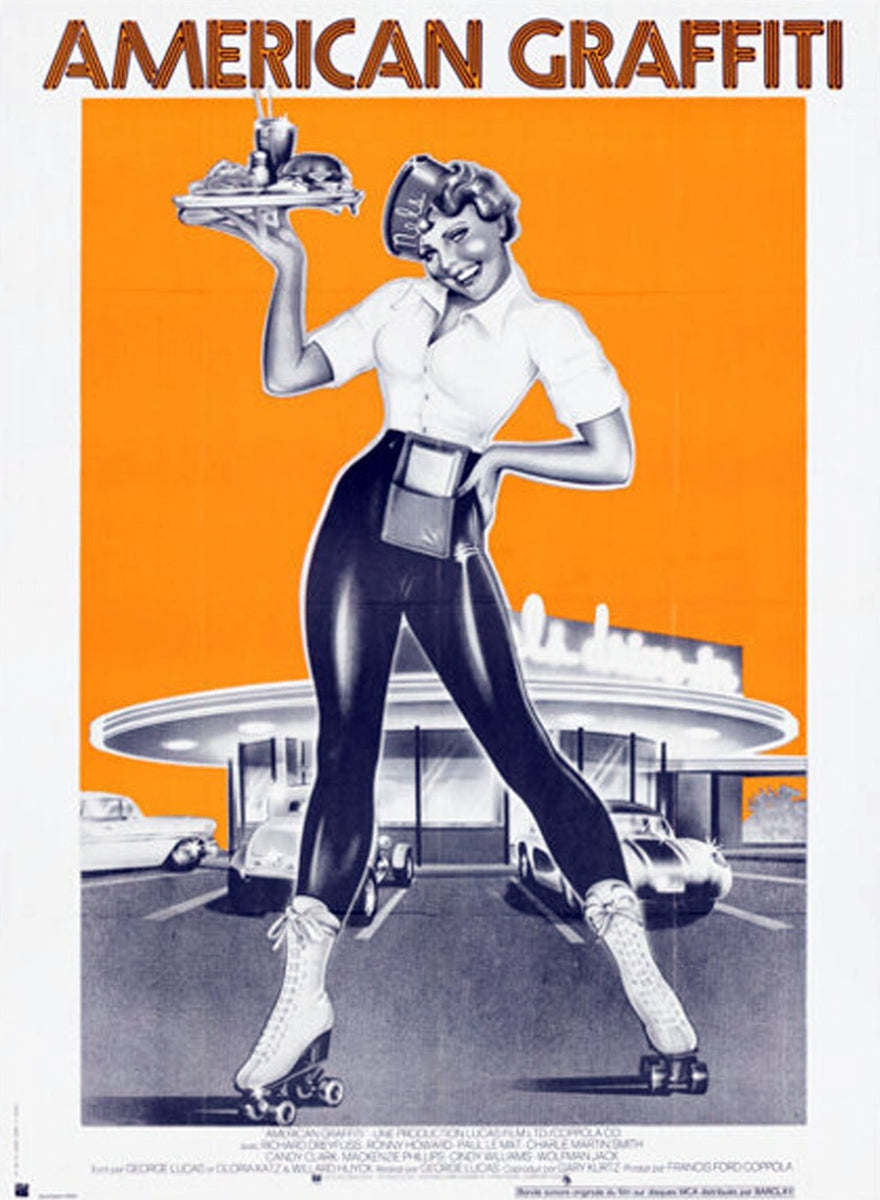 Shop American Graffiti 1974 Original Vintage Poster - Printed