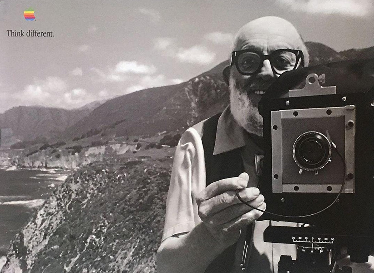 Apple Think Different: Ansel Adams-ポスター Apple Think Different Ansel Adams Original Vintage Poster