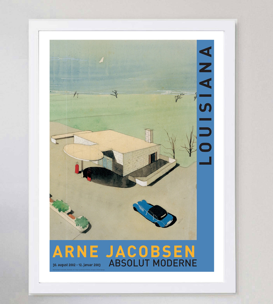 Shop Arne Jacobsen - Louisiana Gallery Original Poster Online