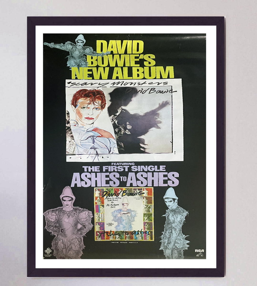 david bowie album scary monsters Shop David Bowie - Scary Monsters Original Vintage Poster