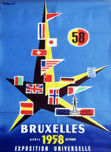 Load image into Gallery viewer, 1958 Brussels World&#39;s Fair