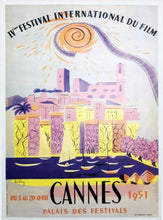 Load image into Gallery viewer, Cannes Film Festival 1951