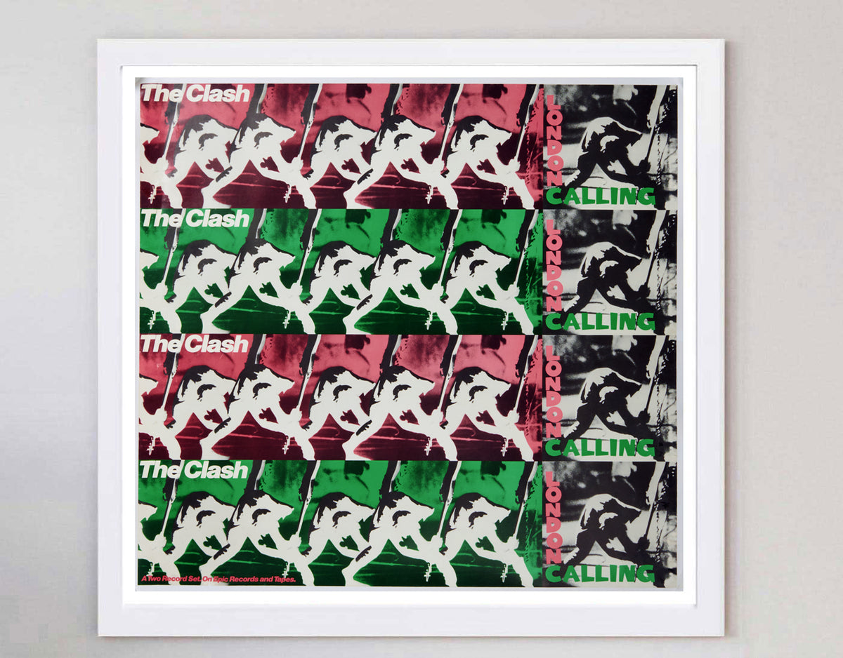 The Clash London Calling 公式ポスター＋額装 Bonhams : THE CLASH: A U.S. PROMOTIONAL POSTER FOR LONDON'S