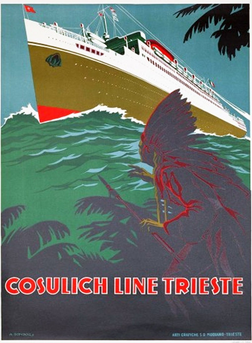 Cosulich Line Trieste, image size:882x1200