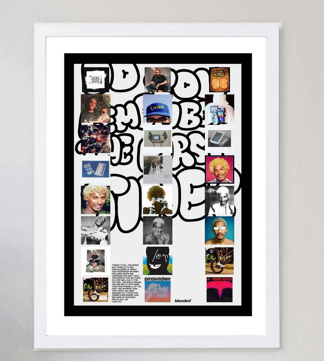 Frank Ocean Blonded Original Poster Online - Frank Ocean Poster