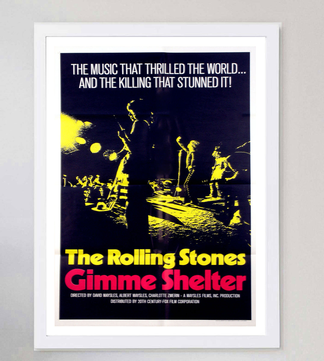 Shop The Rolling Stones Gimme Shelter Original Vintage Poster - Printed  Originals