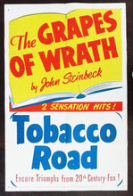 Load image into Gallery viewer, Grapes of Wrath Tobacco Road - Printed Originals