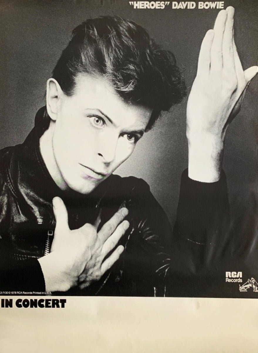 David Bowie - Heroes | Originals Music Posters for Sale