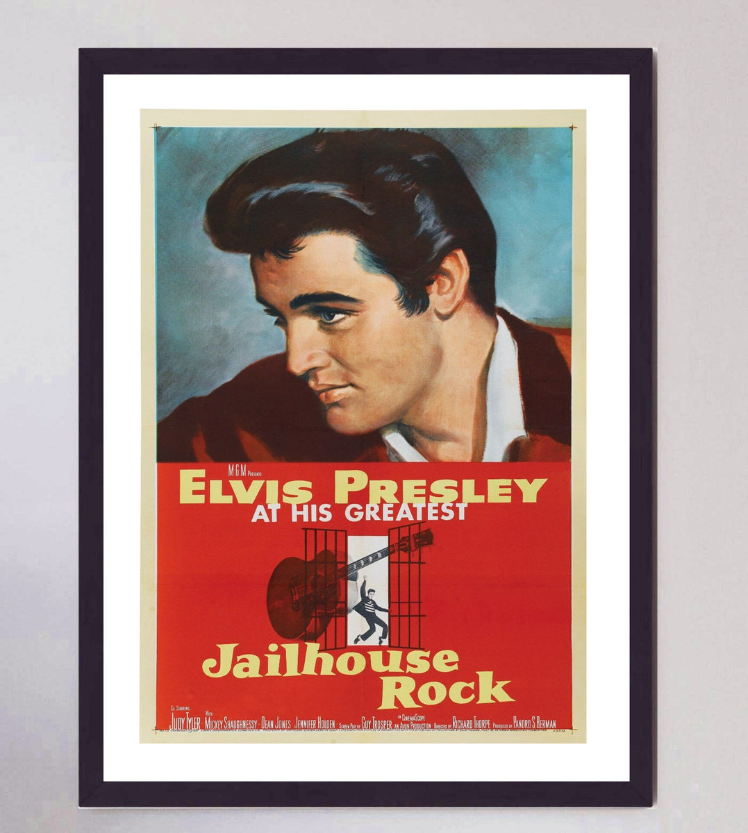 Shop Jailhouse Rock 1957 Original Vintage Poster - Online Movie Poster