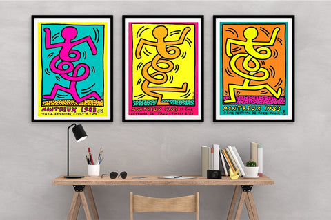 Keith Haring Montreux Jazz Festival Pink