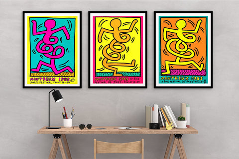 Keith Haring Montreux Jazz Festival Green