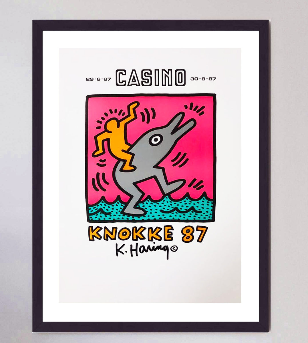 Keith Haring Casino Knokke Poster - 1987 Posters Online