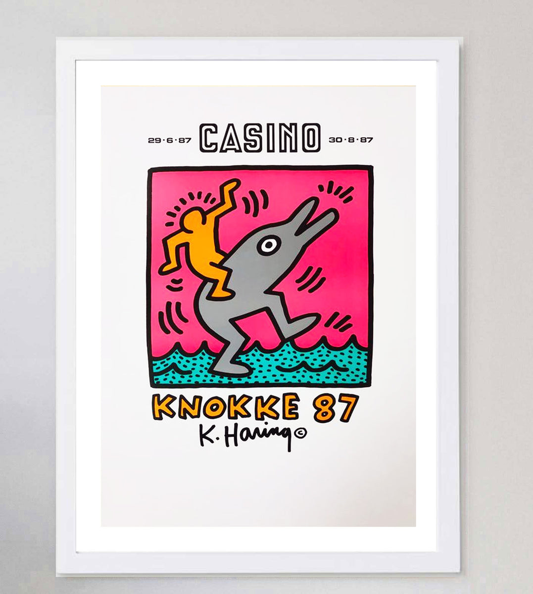 Keith Haring Casino Knokke Poster - 1987 Posters Online