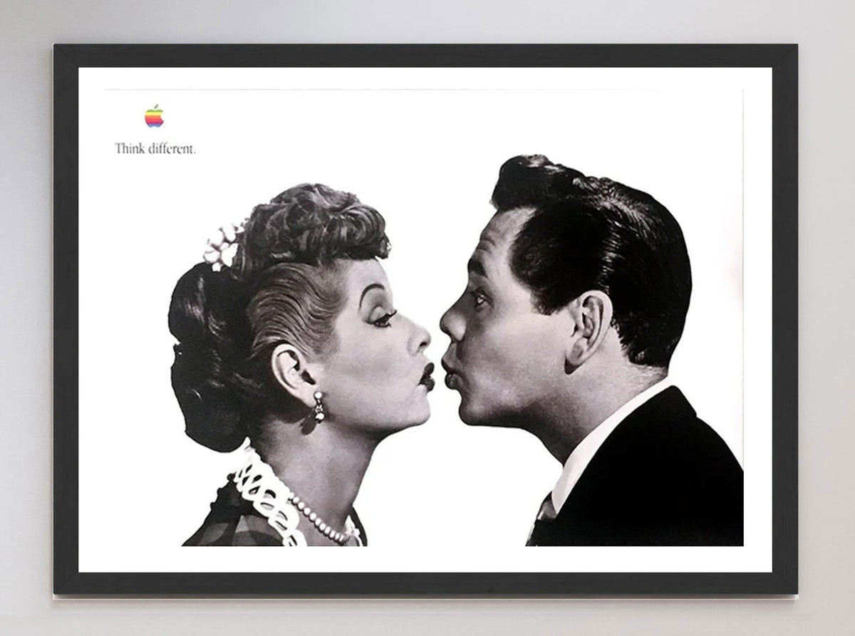 Apple Think Different Lucille Ball & Desi Arnaz Original Poster