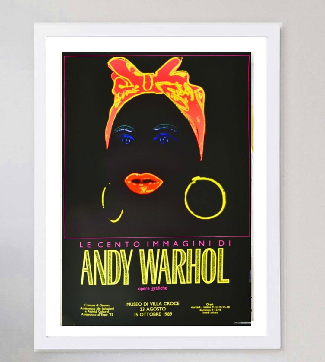 お値下げしました アンディウォーホル マミー Mammy 1989 Andy Warhol 'Mammy' 1989 Vintage Original Poster Print