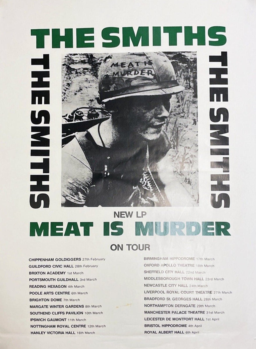 Shop The Smiths - Meat is Murder Tour Original Vintage Poster
