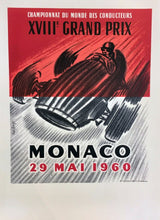 Load image into Gallery viewer, 1960 Monaco Grand Prix