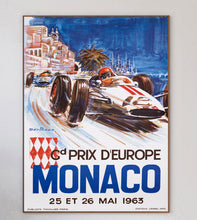 Load image into Gallery viewer, 1963 Monaco Grand Prix