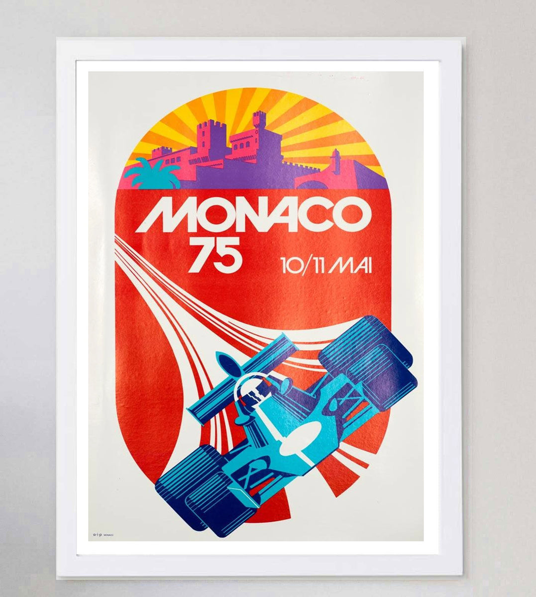 Poster rétro GP de Monaco 1975 main image 1