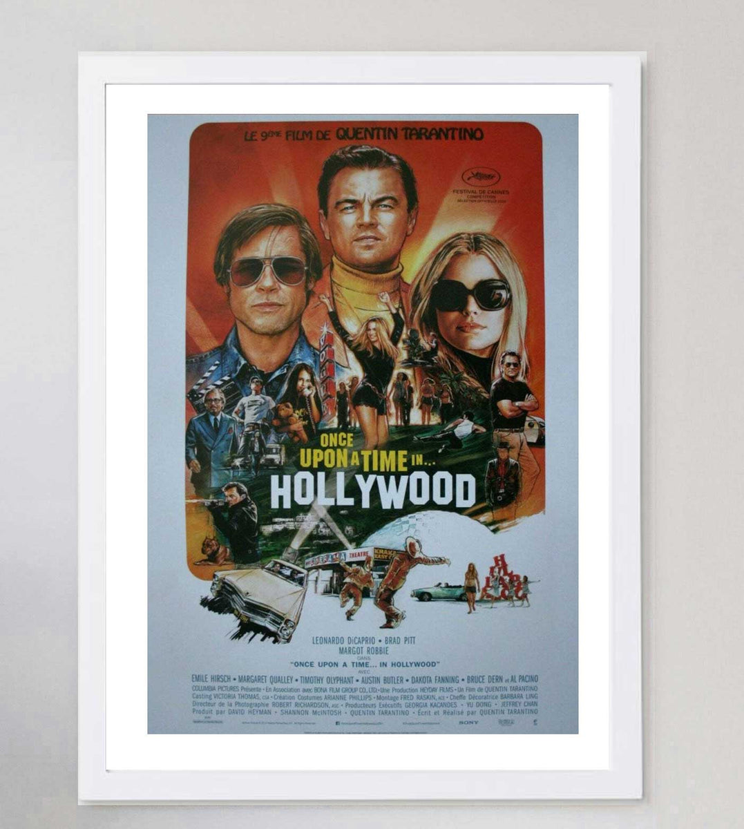 Once Upon A Time In Hollywood Movie Poster - Printed Originals
