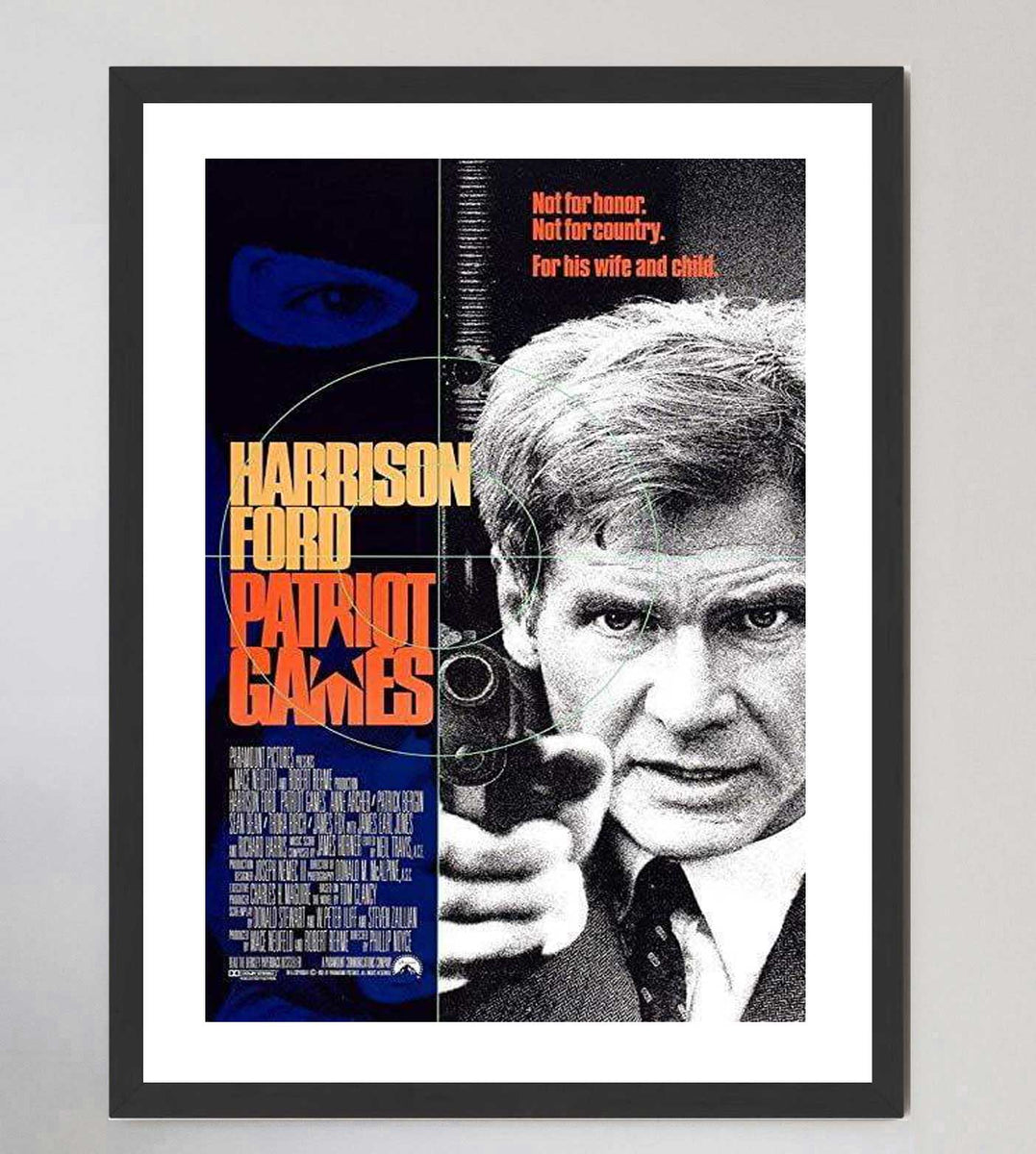 Buy Patriot Games 1992 Movie Poster Online - Printed Originals