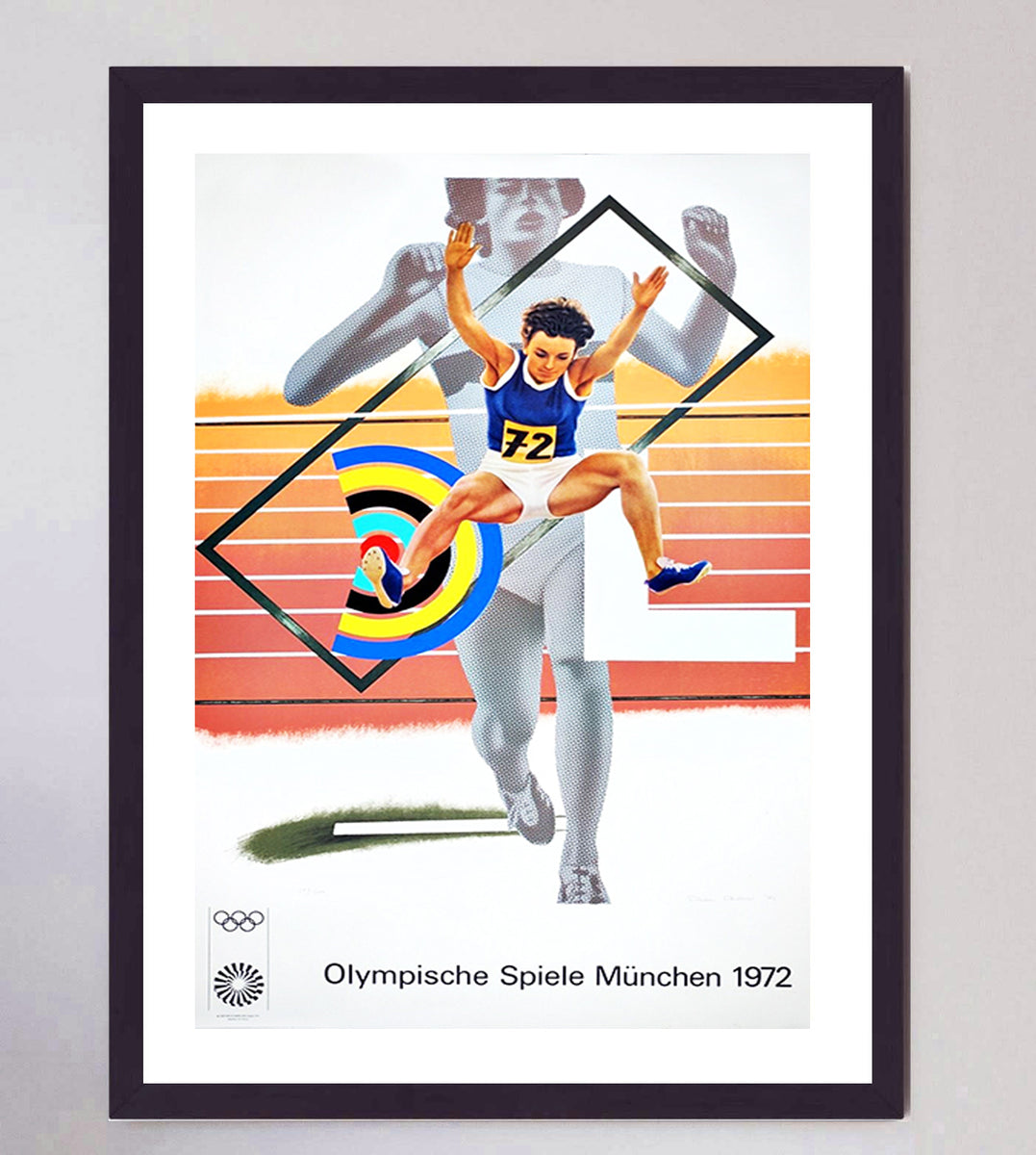 Shop 1972 Munich Olympic Games Original Vintage Poster by Peter