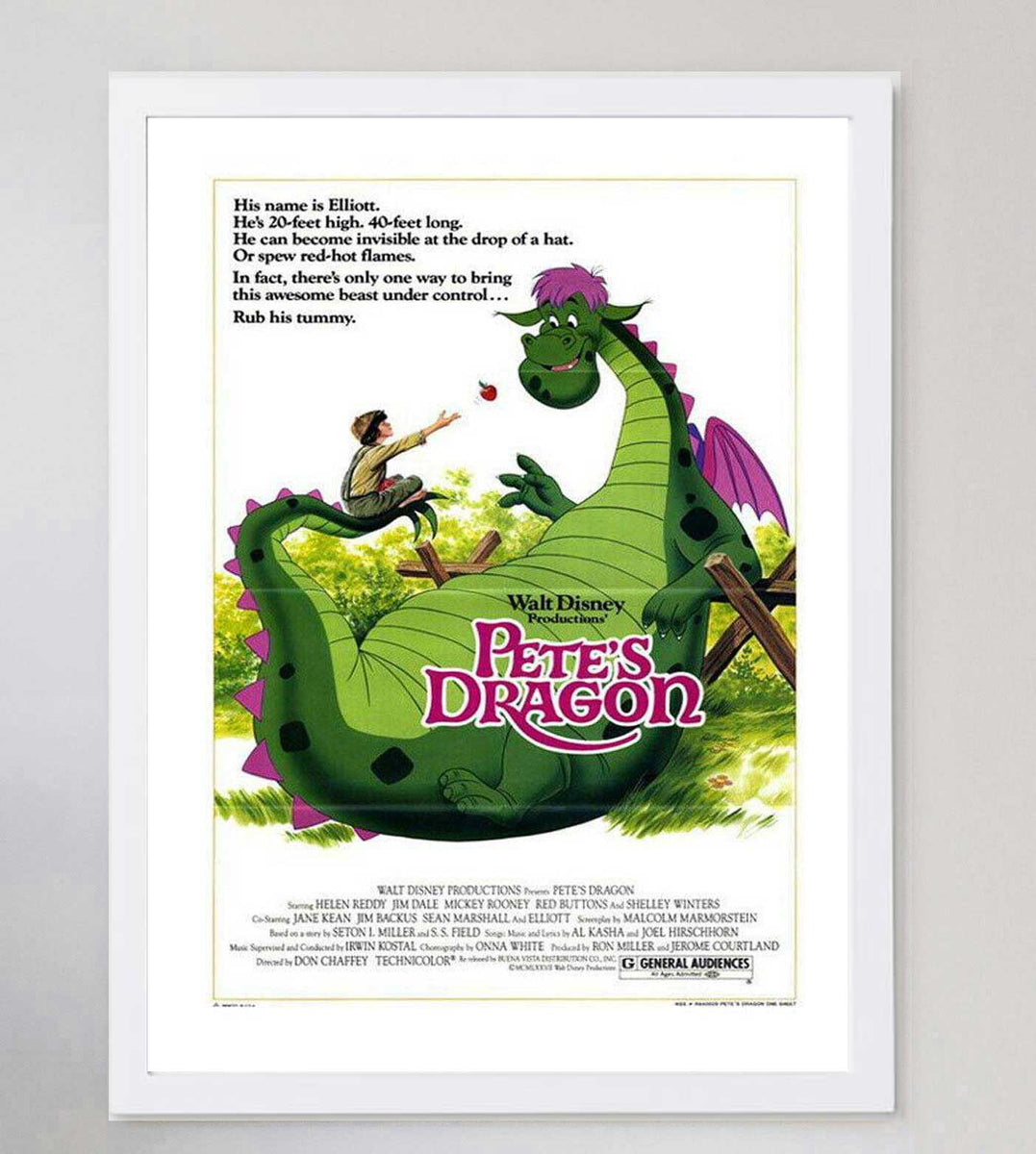 “Pete's Dragon”  Original Quad Poster - Film Poster - Movie Poster
