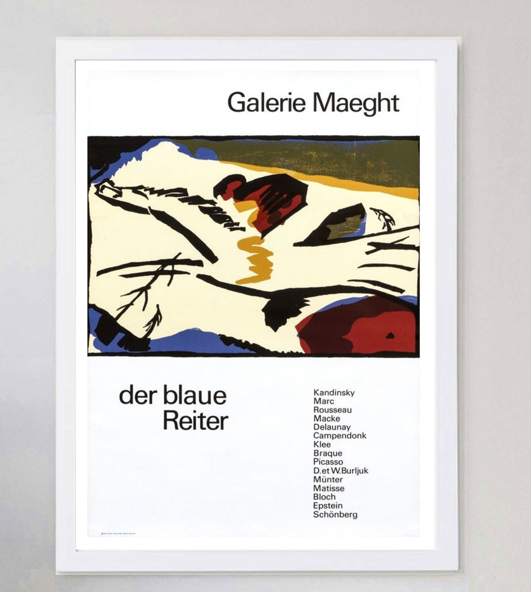 Der Blaue Reiter / galerie Maeght企画展ポスター 【公式通販】