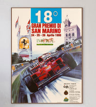 Load image into Gallery viewer, 1998 San Marino Grand Prix