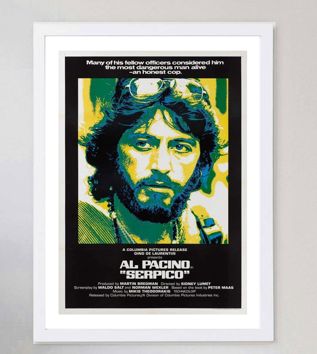 Shop Serpico 1973 Original Vintage US One-Sheet Poster