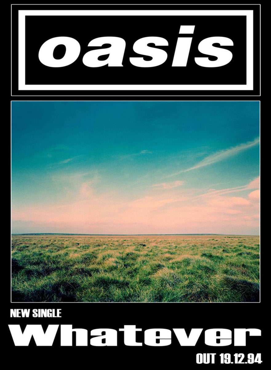 Shop Oasis - Whatever Original Vintage Poster - Printed Originals