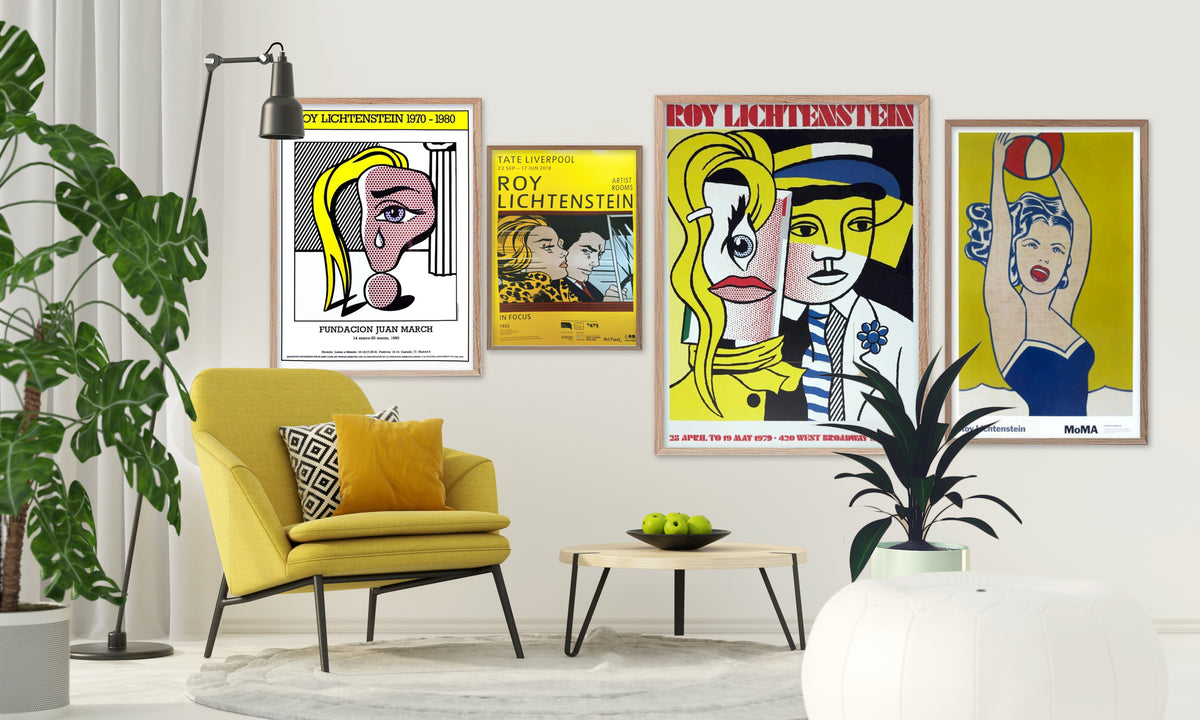 ORIGINAL VINTAGE ROY LICHTENSTEIN POSTERS