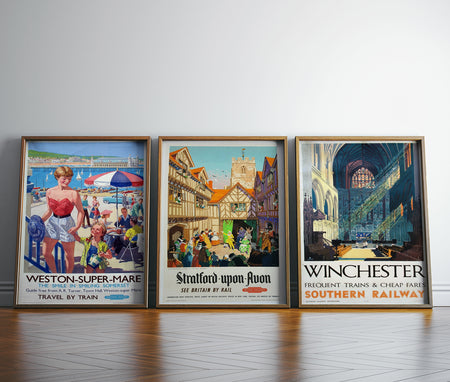 ORIGINAL VINTAGE BRITISH RAILWAY POSTERS
