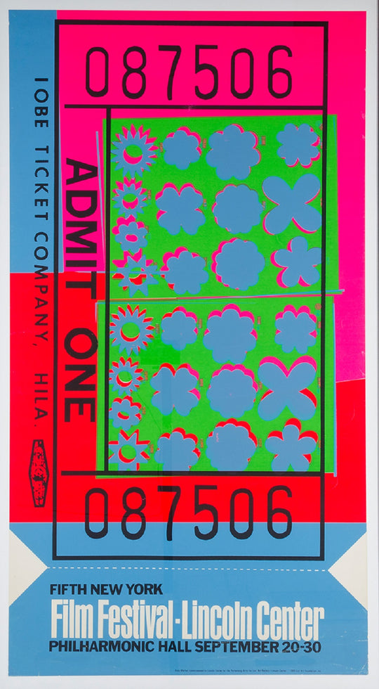 5th New York Film Festival 1967 - Andy Warhol