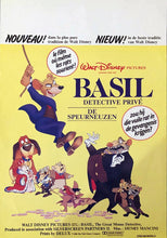 Load image into Gallery viewer, The Great Mouse Detective (Belgian)