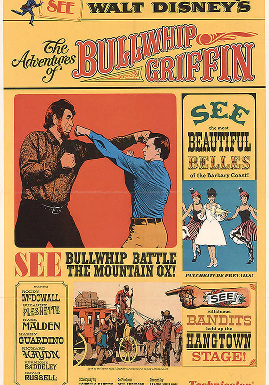 Bullwhip Griffin Illustrated Vintage Poster