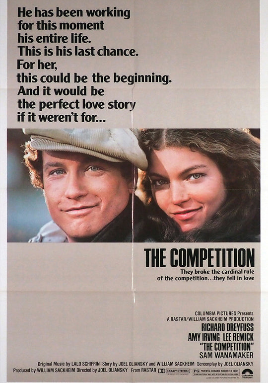 The Competition vintage movie poster with dual portraits