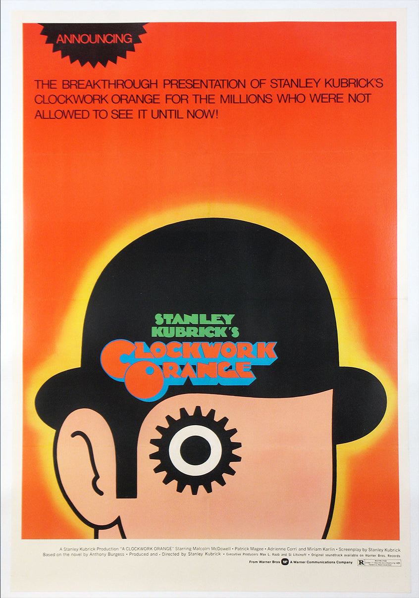 Shop A Clockwork Orange 1972 Original Vintage Poster| Movie