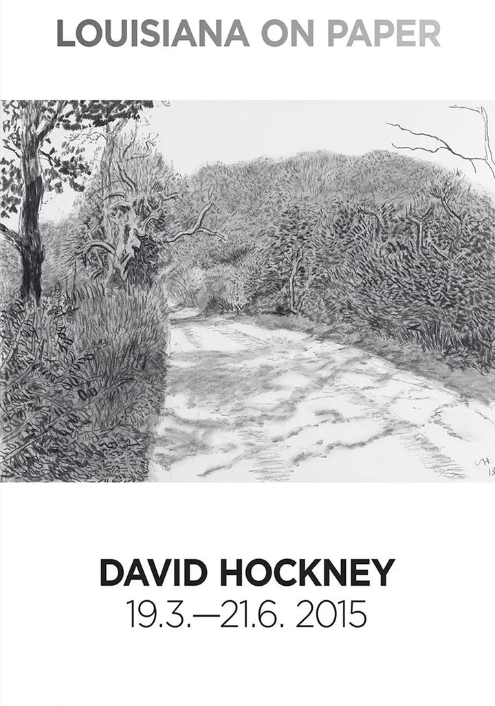 David Hockney - The Arrival of Spring - Louisiana Gallery, original poster: 2015