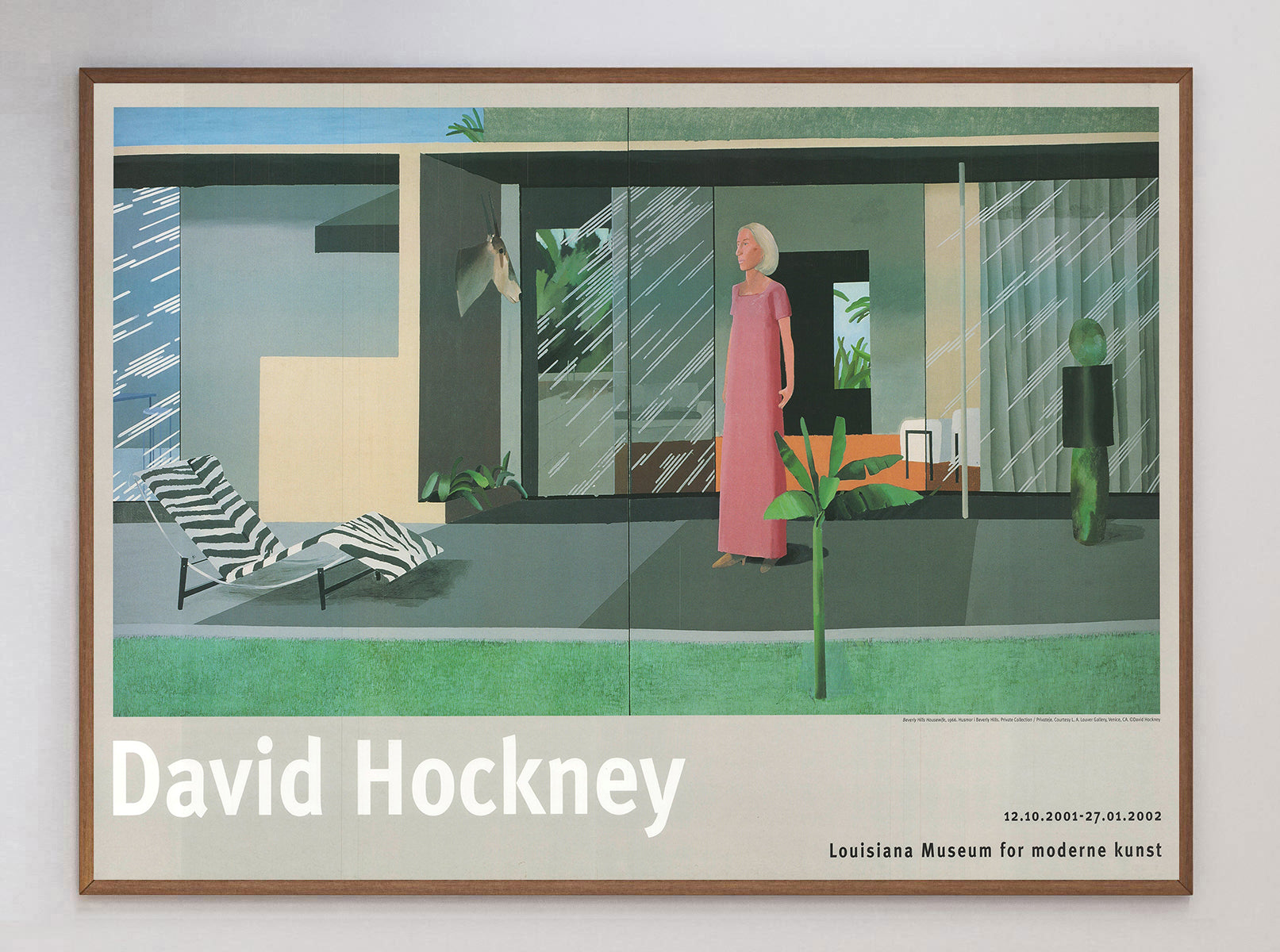 Shop David Hockney - Beverly Hills Housewife - Louisiana Original Poster Shop David Hockney - Beverly Hills Housewife - Louisiana Original Poster