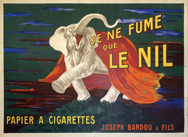 Shop Je ne Fume que le Nil - Cappiello Poster 