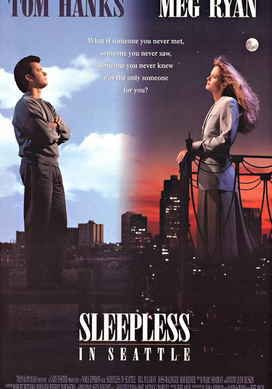 Sleepless in Seattle Tom Hanks Meg Ryan Rooftop Poster