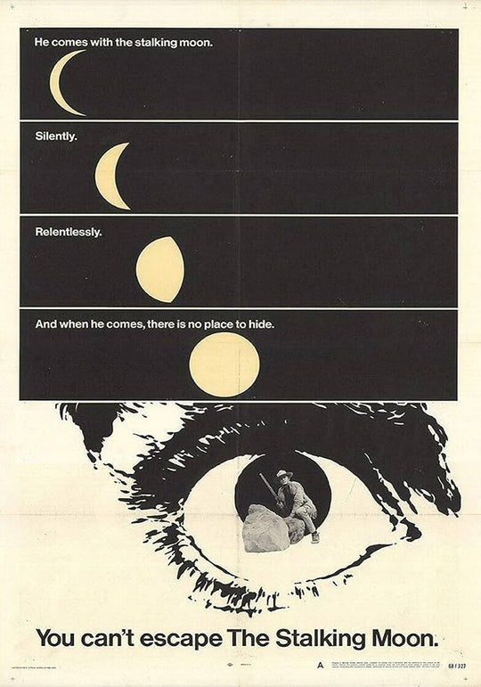 The Stalking Moon Black Cream Eye Poster