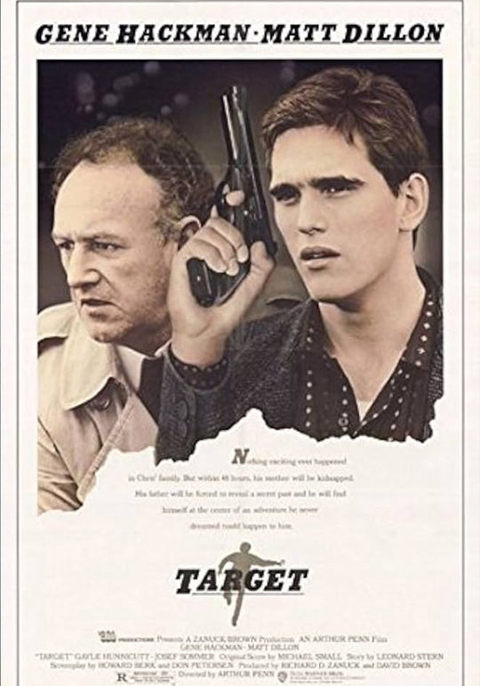 Target Gene Hackman Matt Dillon Black-and-White Poster