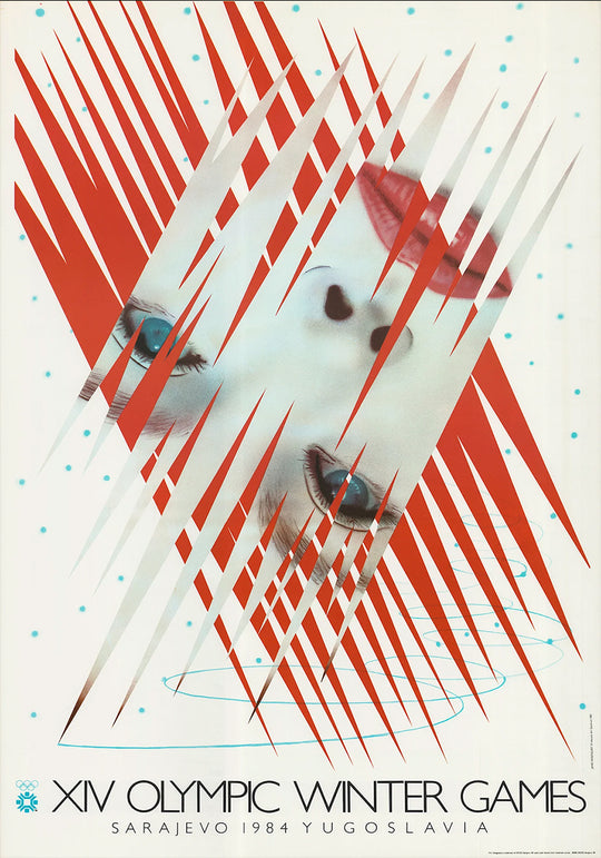 Poster for XIV Olympic Winter Games for sale online