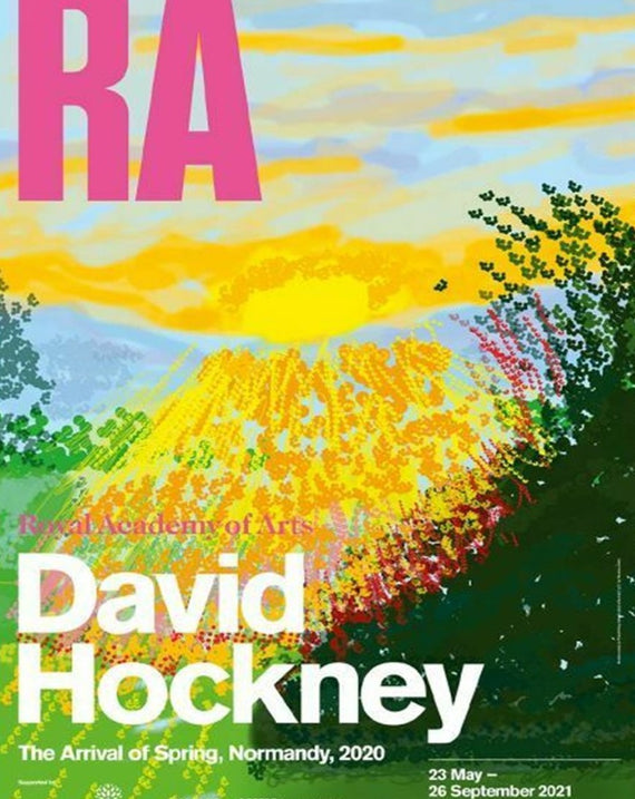 David Hockney - RA - The Arrival of Spring no.227