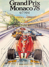 Load image into Gallery viewer, 1978 Monaco Grand Prix