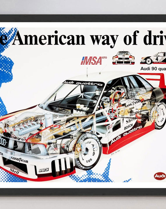Audi IMSA 90 - The American Way of Drive